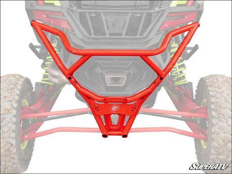 SuperATV Polaris RZR Pro R Rear Bumper - Black / Red - Bumpers