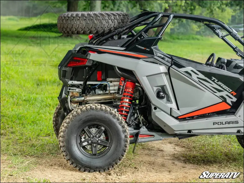 SuperATV Polaris RZR Pro R Spare Tire Carrier - Bumpers