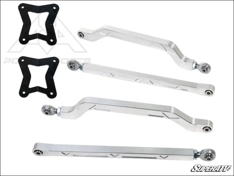 SuperATV Polaris RZR Pro XP High Clearance Billet Aluminum Radius Arms - Rods