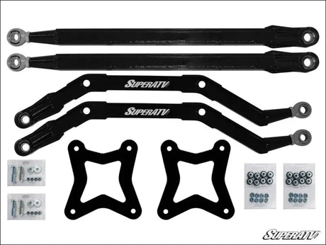 SuperATV Polaris RZR RS1 High Clearance Boxed Radius Arms - Rods