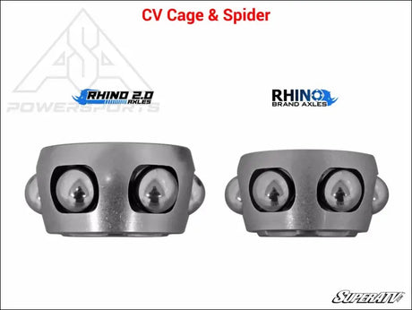 SuperATV Polaris RZR S 1000 Heavy-Duty Axle - Rhino 2.0 - Axles
