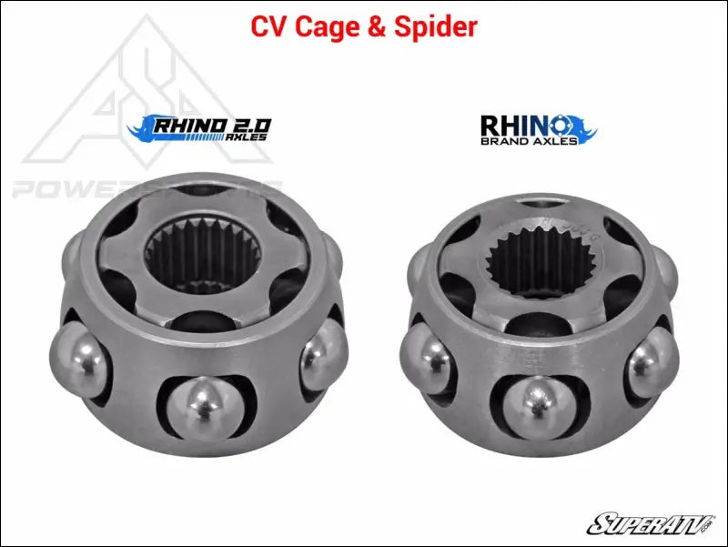 SuperATV Polaris RZR S 900 Heavy-Duty Axle - Rhino 2.0 - Axles