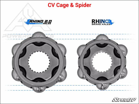 SuperATV Polaris RZR S 900 Heavy-Duty Axle - Rhino 2.0 - Axles
