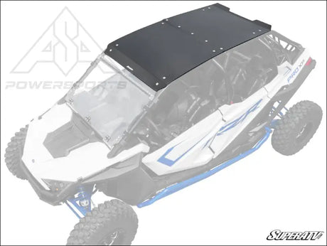 SuperATV Polaris RZR Turbo R 4 Aluminum Roof - Roofs