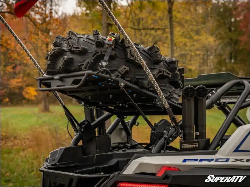SuperATV Polaris RZR Turbo R 4 Cargo Rack Alpha - Management
