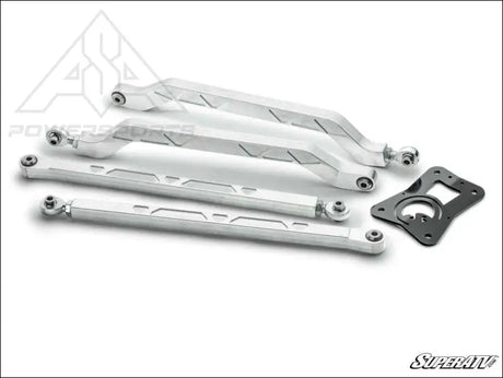 SuperATV Polaris RZR Turbo R High-Clearance Billet Radius Arms - Rods