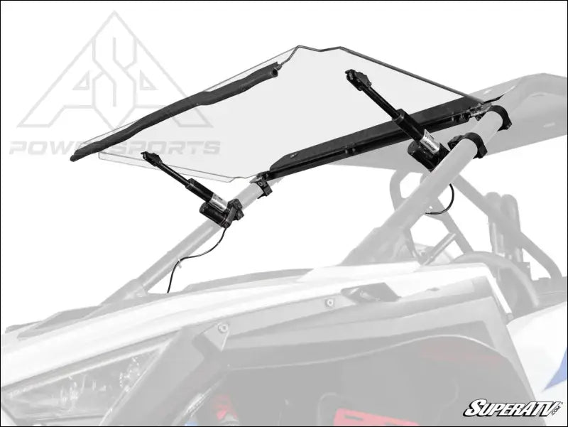 SuperATV Polaris RZR Turbo R Maxdrive Power Flip Windshield