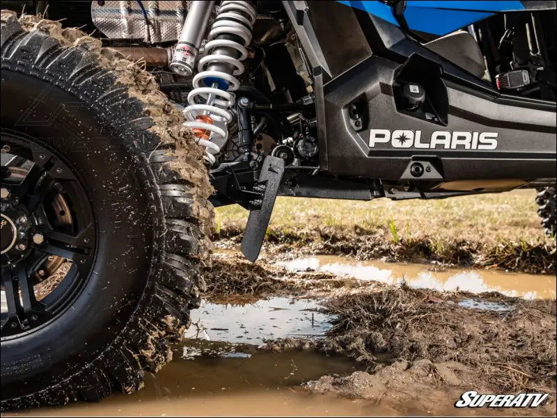 SuperATV Polaris RZR Turbo S Mud Flaps - Machine Protection
