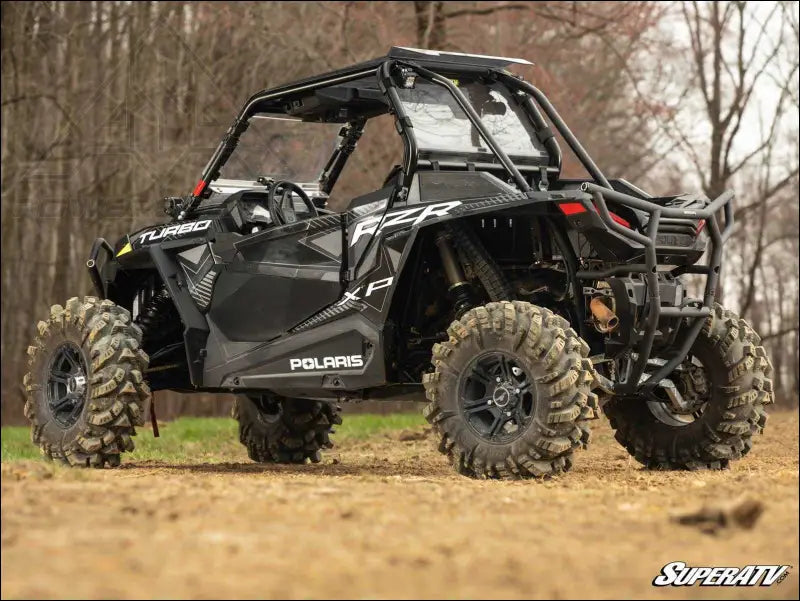 SuperATV Polaris RZR Turbo S Rear Bumper With Receiver Hitch - Bumpers