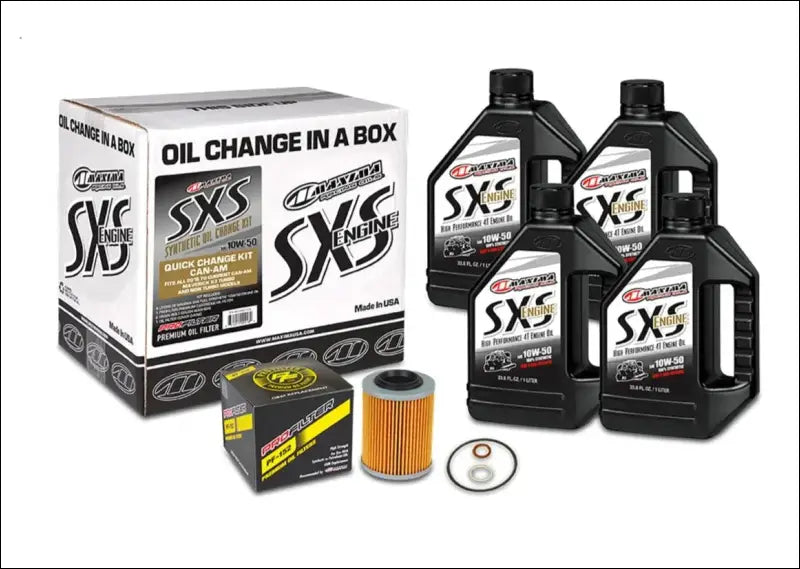 SXS - CAN-AM MAVERICK X3 QUICK CHANGE KIT - 10W-50 - Oil Change Kit