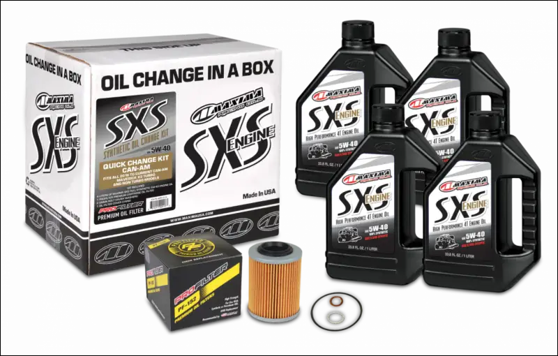 SXS - CAN-AM MAVERICK X3 QUICK CHANGE KIT - 5W-40 - Oil Change Kit