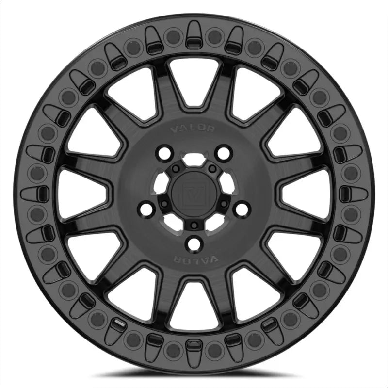 Valor Off-Road V09 Beadlock - Brushed Charcoal - Wheels