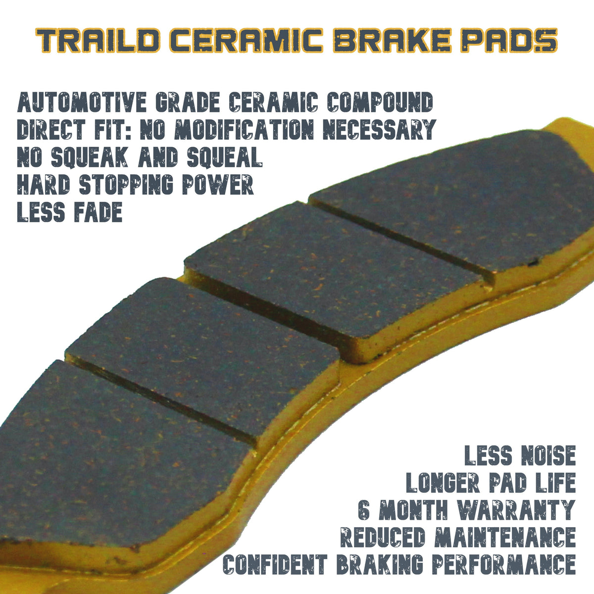 Kawasaki KRX/KRX4 1000 2020-2026 Ceramic Brake Pad Set