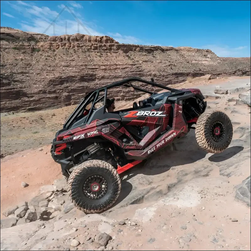 Zbroz Polaris RZR Pro XP Sway Bar Billet Link Rods (2020-2023) - sway