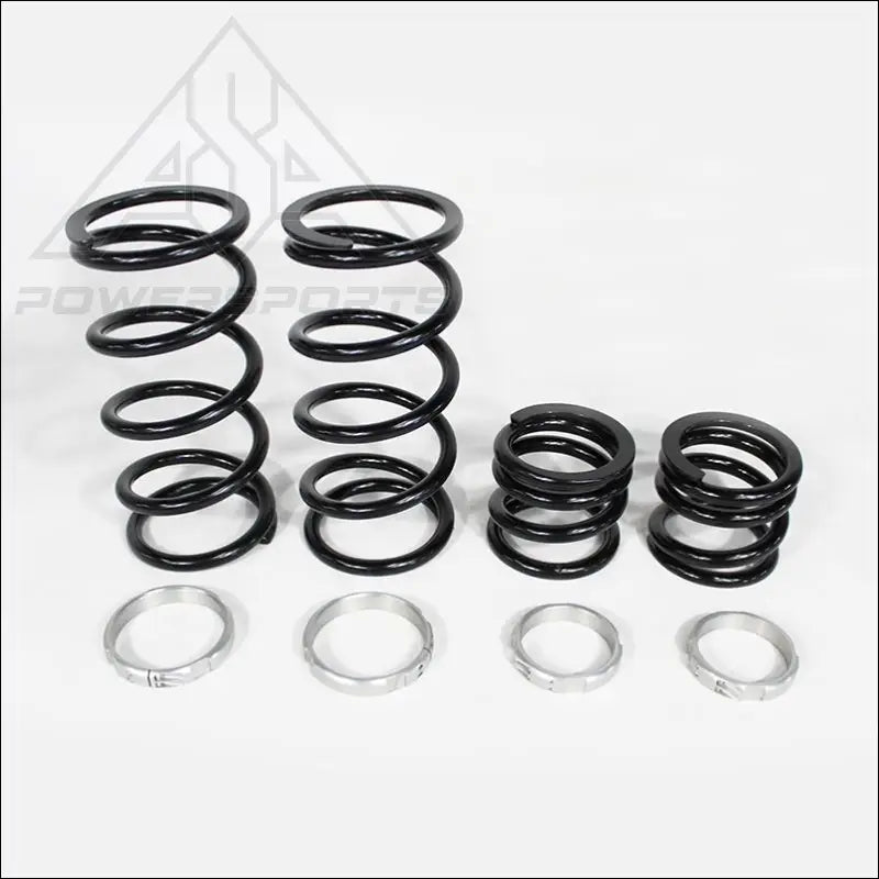 Zbroz Polaris RZR XP Turbo S Tender Spring Kit for Fox LiveValve Shocks 2018-2021 2 Seater - Black - spring