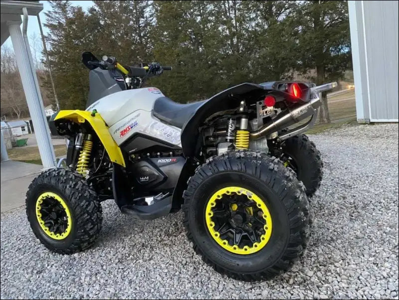 2012-2025 Gen 2 CanAm Renegade (non XMR) 500-570-650-800-850-1000cc Sniper Quiet Series Slip On - Raw stainless