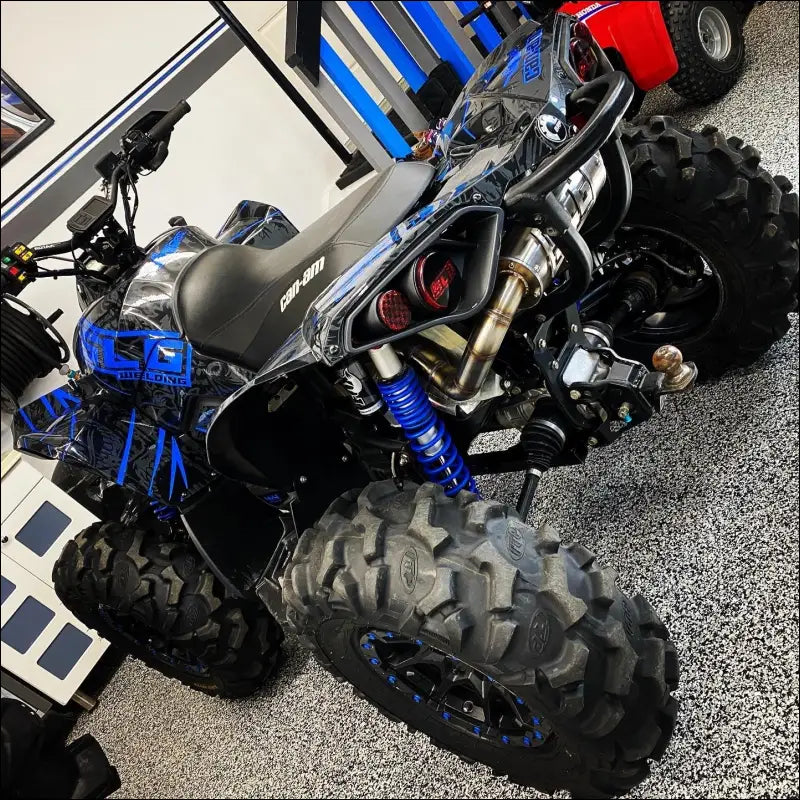 2012-2025 Gen 2 CanAm Renegade (non-XMR) 500-570-650-800-850-1000cc Bomber Quiet Series Slip On Side Exit - Raw