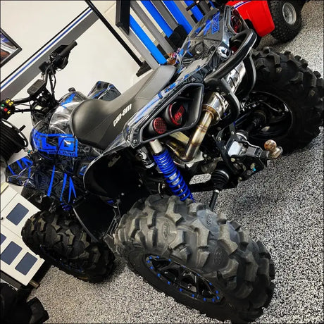 2012-2026 Gen 2 CanAm Renegade (non-XMR) 500-570-650-800-850-1000cc Bomber Quiet Series Slip On Side Exit - Raw