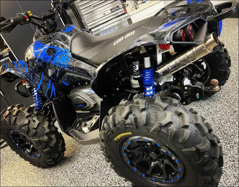 2012-2026 Gen 2 CanAm Renegade (non-XMR) 500-570-650-800-850-1000cc Bomber Quiet Series Slip On - Raw stainless/Large