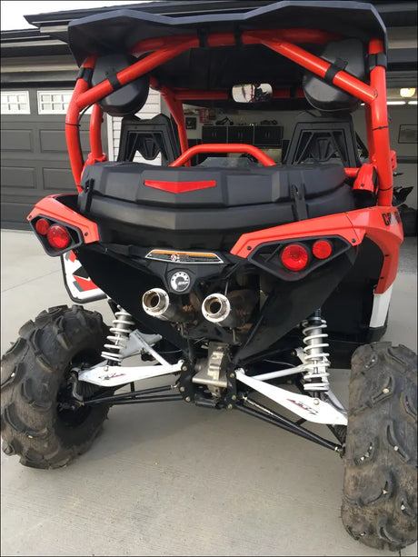 2013-2018 OG CanAm Maverick XMR XRS 1000cc Sniper Quiet Series Dual Slip On - Raw stainless - Exhaust