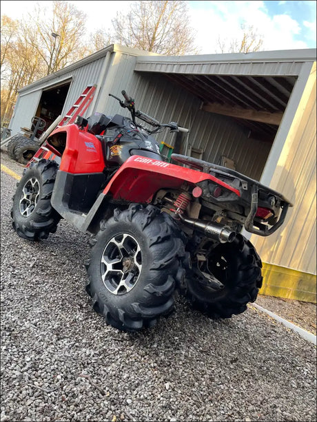 2015-2024 Gen 2 CanAm Outlander 450-570cc Sniper Performance Series Slip On - Raw stainless / Blank / None