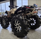 2016-2024 Gen 2 CanAm Renegade XMR 570-650-850-1000cc Sniper Quiet Series Slip On 45 Degree Exit - Raw stainless / None