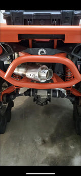 2016-2026 Gen 2 CanAm Renegade XMR 570-650-850-1000cc Sniper Performance Series Slip On 45 Degree Exit - Raw stainless