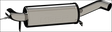 2018-2021 Maverick Trail 800 Performance Series Straight Core Slip-On Exhaust AT-9213PT
