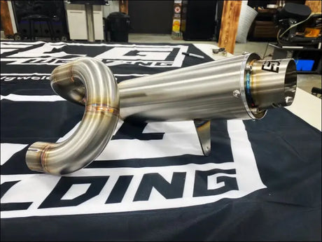 2020 2021 CanAm Maverick Sport/Trail 800-1000cc Bomber Performance Series Slip On - Raw stainless body with coated tip