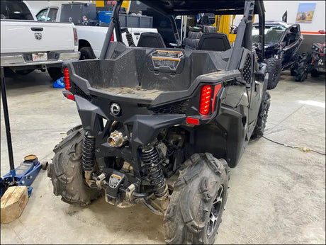 2020 2021 CanAm Maverick Sport/Trail 800-1000cc Bomber Performance Series Slip On - Raw stainless body with coated tip