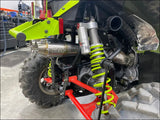 2021-2025 Polaris Sportsman and Scrambler 1000 S (55’’ Model ONLY) Sniper Performance Series Dual Slip On - Raw