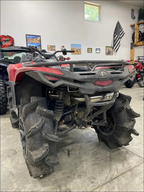 2023-2026 Gen 3 Outlander 500-700cc (all models) Bomber Quiet Series Slip On - Raw stainless body with coated tip