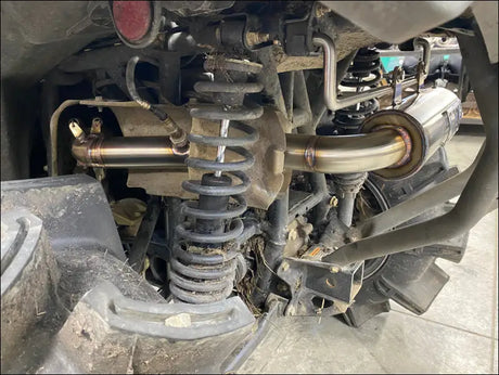 2023-2026 Gen 3 Outlander 500-700cc (all models) Bomber Quiet Series Slip On - Raw stainless body with coated tip