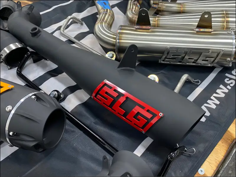 2025-2026 Gen 3 CanAm Outlander 850-1000cc All Models Megaphone Slip On - Raw Stainless / Large