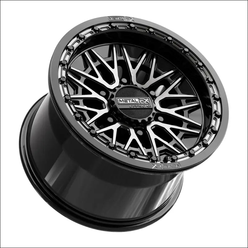 Alpha 6R Beadlock | Gloss Black DDT Face - 15x10 | +25mm/6 + 4 | 6x5.5 | 78791 (Maverick R)