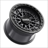 Alpha 6R Beadlock | Satin Black w/ Gloss Ring - 15x10 | +25mm/6 + 4 | 6x5.5 | 78790 (Maverick R) - Wheels