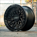 Alpha 6R Beadlock | Satin Black w/ Gloss Ring