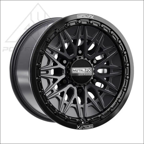 Alpha 6R Beadlock | Satin Black w/ Gloss Ring - Wheels