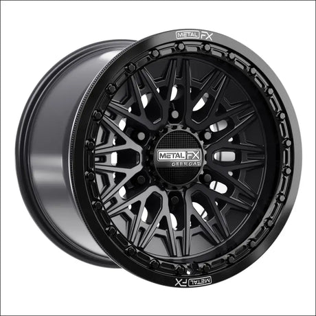 Alpha 6R Beadlock | Satin Black w/ Gloss Ring - Wheels