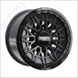 Alpha 6R Beadlock | Satin Black w/ Gloss Ring - Wheels