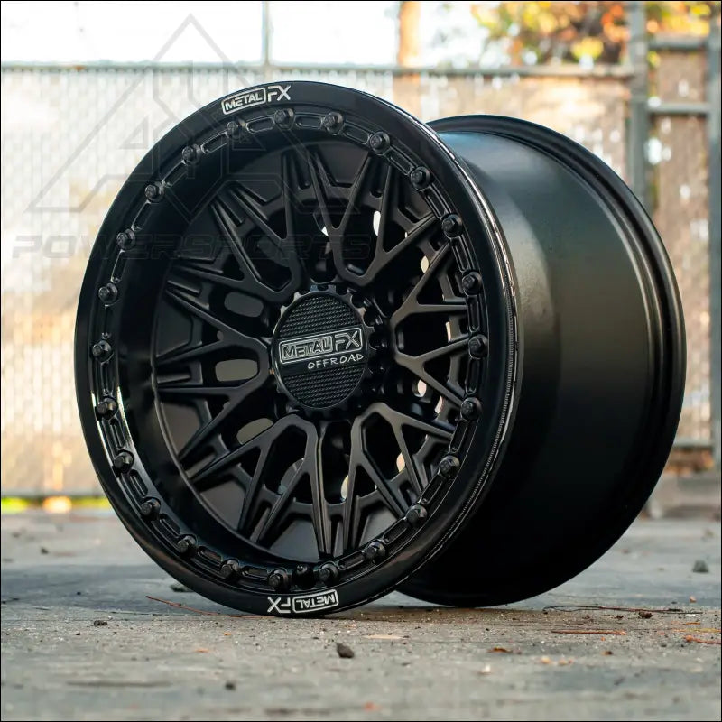 Alpha 6R Beadlock | Satin Black w/ Gloss Ring - Wheels