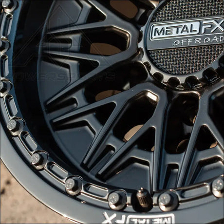 Alpha 6R Beadlock | Satin Black w/ Gloss Ring - Wheels