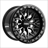 Alpha R Beadlock | Gloss Black DDT Face - Wheels