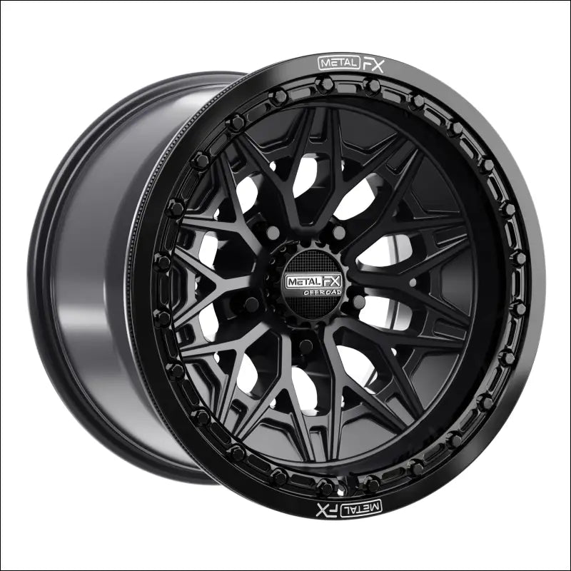 Alpha R Beadlock | Satin Black w/ Gloss Ring - Wheels