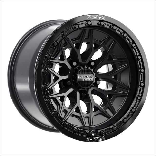 Alpha R Beadlock | Satin Black w/ Gloss Ring - Wheels