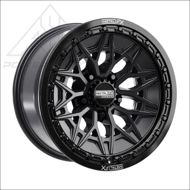 Alpha R Beadlock | Satin Black w/ Gloss Ring - Wheels
