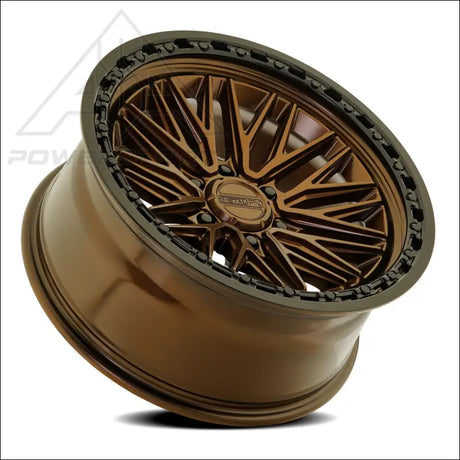 Alpha Truck | Smoked Bronze Center Gloss Black Lip - 20x9 | +0mm/5.03’’ BS | 6x139.7 (6x5.5) | M003209084P00026 - Wheels
