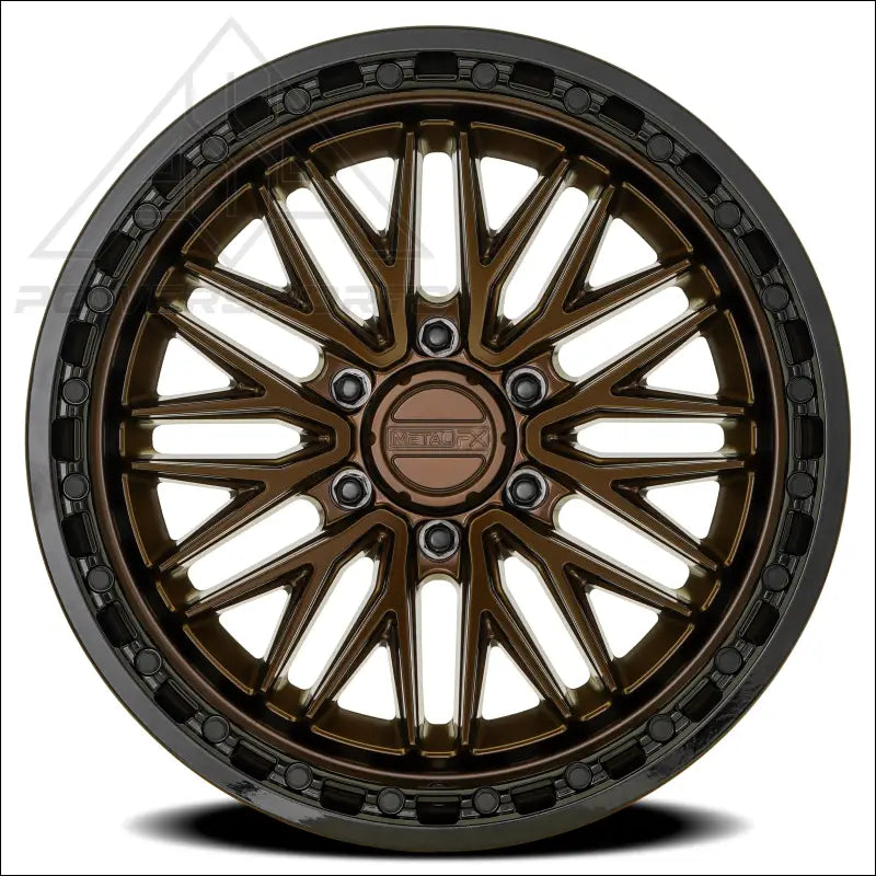 Alpha Truck | Smoked Bronze Center Gloss Black Lip - 20x9 | +0mm/5.03’’ BS | 6x139.7 (6x5.5) | M003209084P00026 - Wheels