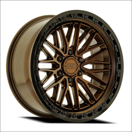 Alpha Truck | Smoked Bronze Center Gloss Black Lip - 20x9 | +0mm/5.03’’ BS | 6x139.7 (6x5.5) | M003209084P00026 - Wheels