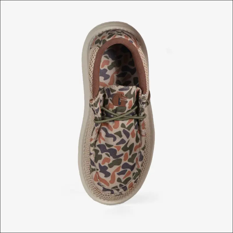 Camp Shoes | Kids - Old School Camo - 8 - Footwear
